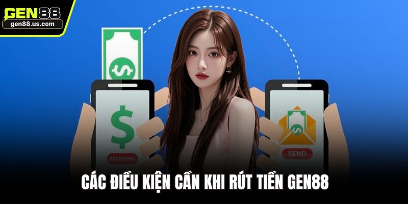 Các điều kiện cần khi rút tiền GEN88