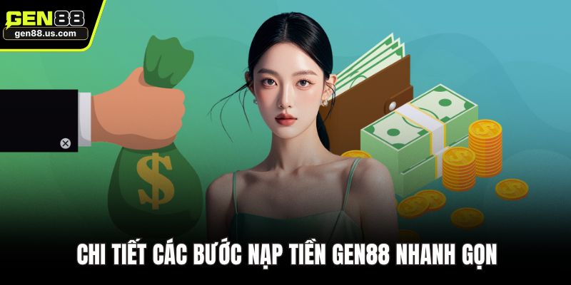 Chi tiết các bước nạp tiền GEN88 nhanh gọn
