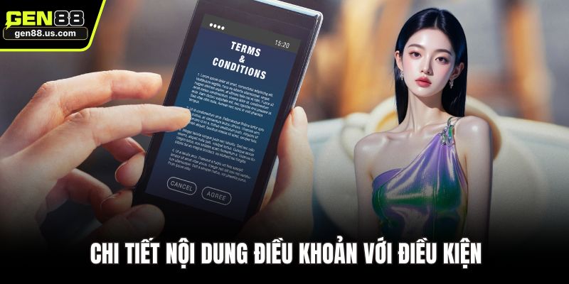 Chi tiết nội dung điều khoản với điều kiện