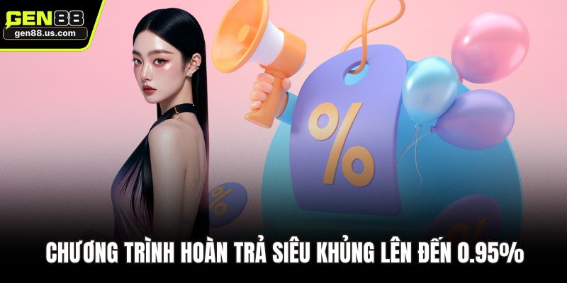 Chương trình hoàn trả siêu khủng lên đến 0.95%