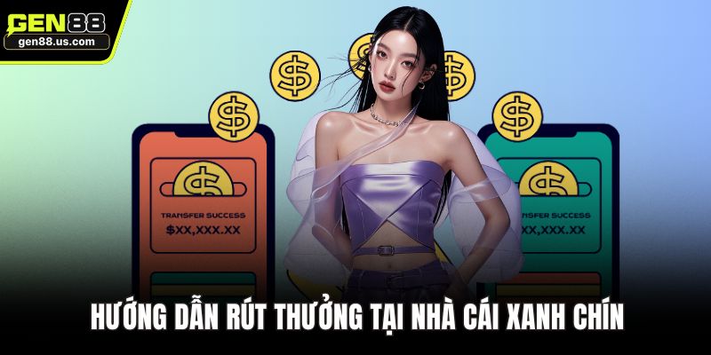 Hướng dẫn rút thưởng tại nhà cái xanh chín