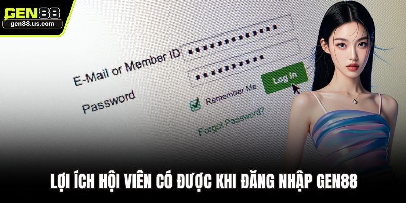 Lợi ích hội viên có được khi đăng nhập GEN88