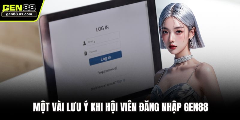 Một vài lưu ý khi hội viên đăng nhập GEN88