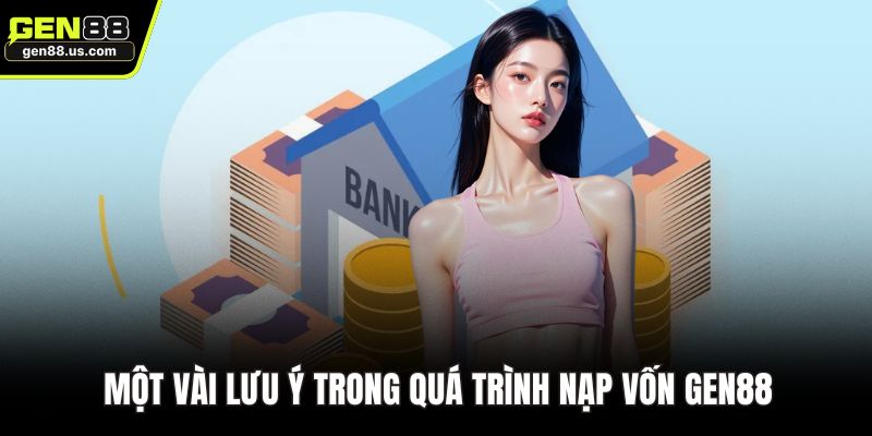 Một vài lưu ý trong quá trình nạp vốn GEN88