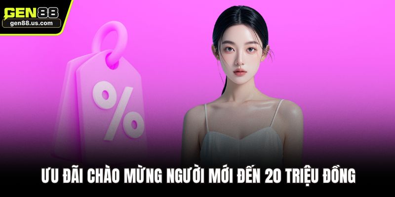 Ưu đãi chào mừng người mới đến 20 triệu đồng